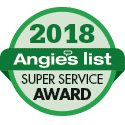 2018 Angie's List Super Service Award Badge